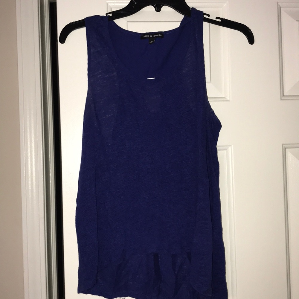 Blue tank